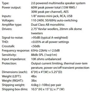 FIG 6 General Specifications