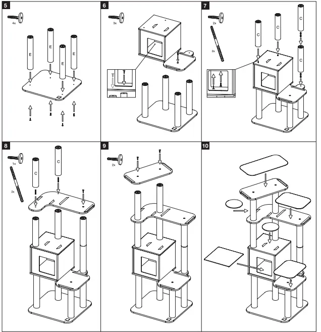 catit 52060 Vesper High Base XL. 4