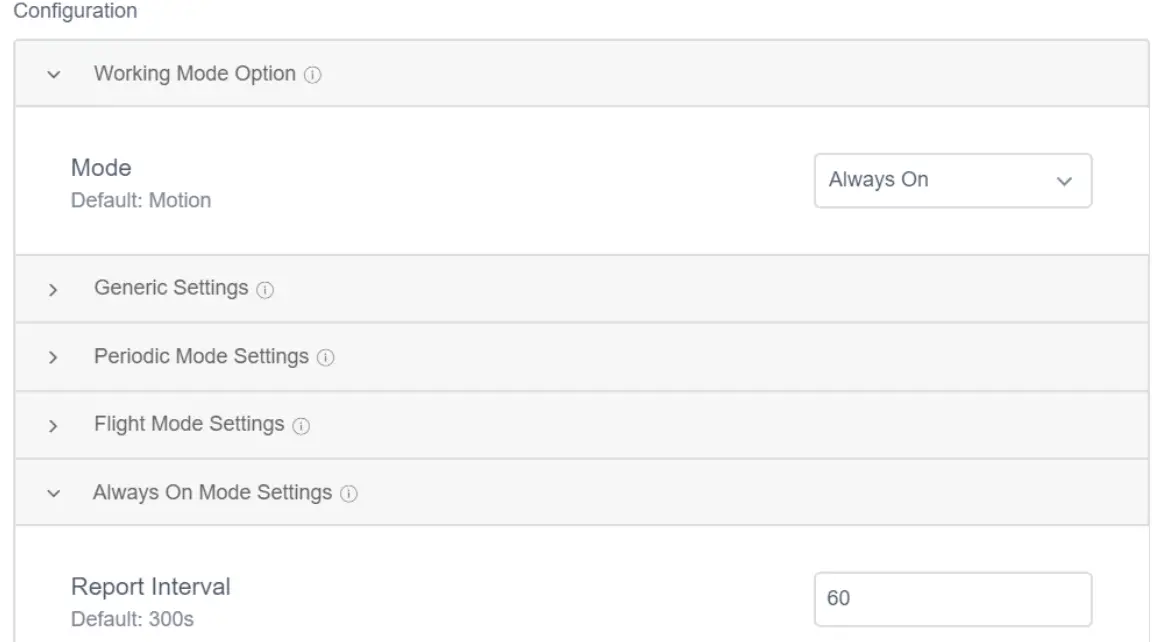 THINGSMATRIX TMY07 Built in Optical Sensor app