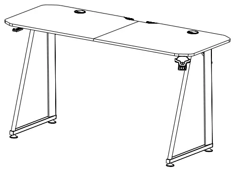 Mc-HAUS-Gameplay-Carbon-Gaming-Table-Instruction-PRODUCT