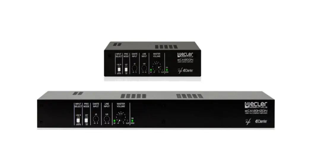 Ecler Eca120dn Compact Amplifiers Dante /aes67 Interface Amplifier User Manual Ecler Eca120dn Compact Amplifiers Dante /aes67 Interface Amplifier User Manual