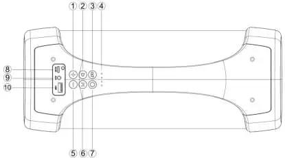 Well SPKR-BT-SOUL-WL Portable Bluetooth Speaker - Product Details