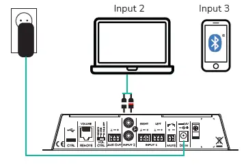 ecler Tube Rail-Mount Wireless Loudspeaker 1