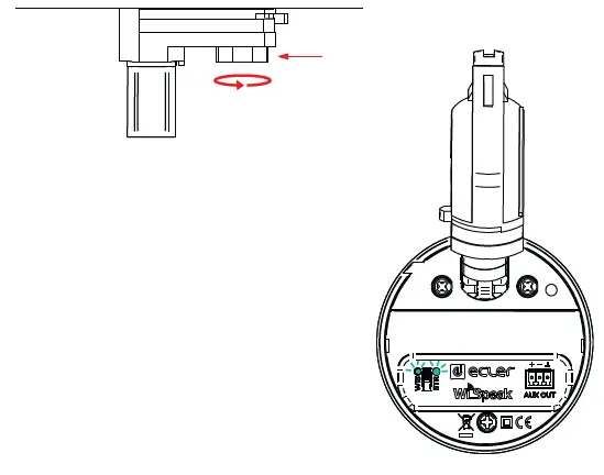 ecler Tube Rail-Mount Wireless Loudspeaker 3