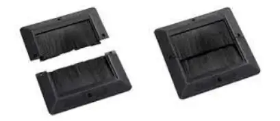 nVent Floor Brush Kit 2 Piece Flush Mount with Cover