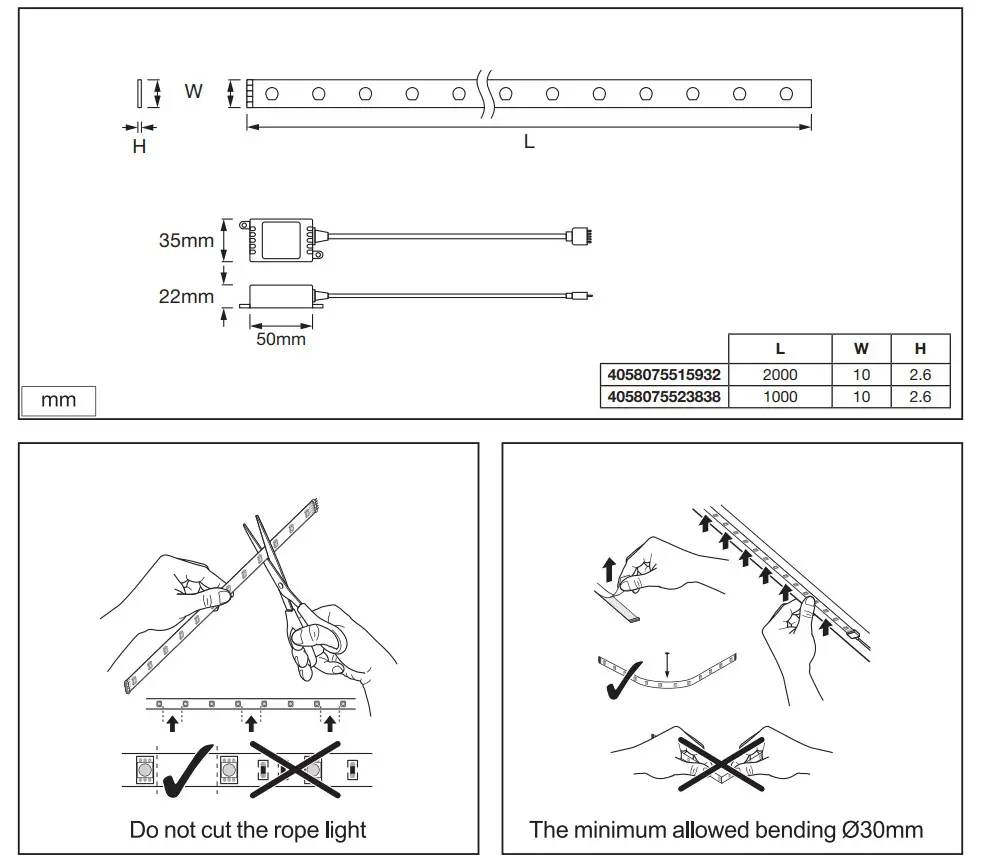 LEDVANCE SMART+ WiFi Flex Extension - Figure 2