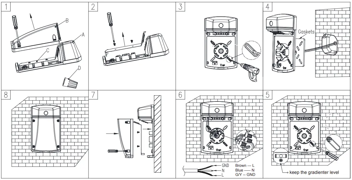 Installation instructions Illustration
