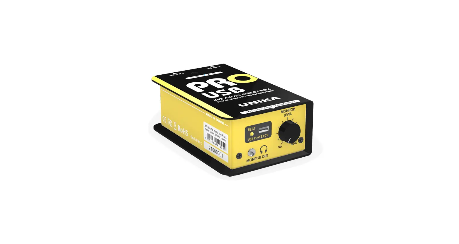 Unika Pro Series Audio Interface Usb Audio Direct Box User Manual