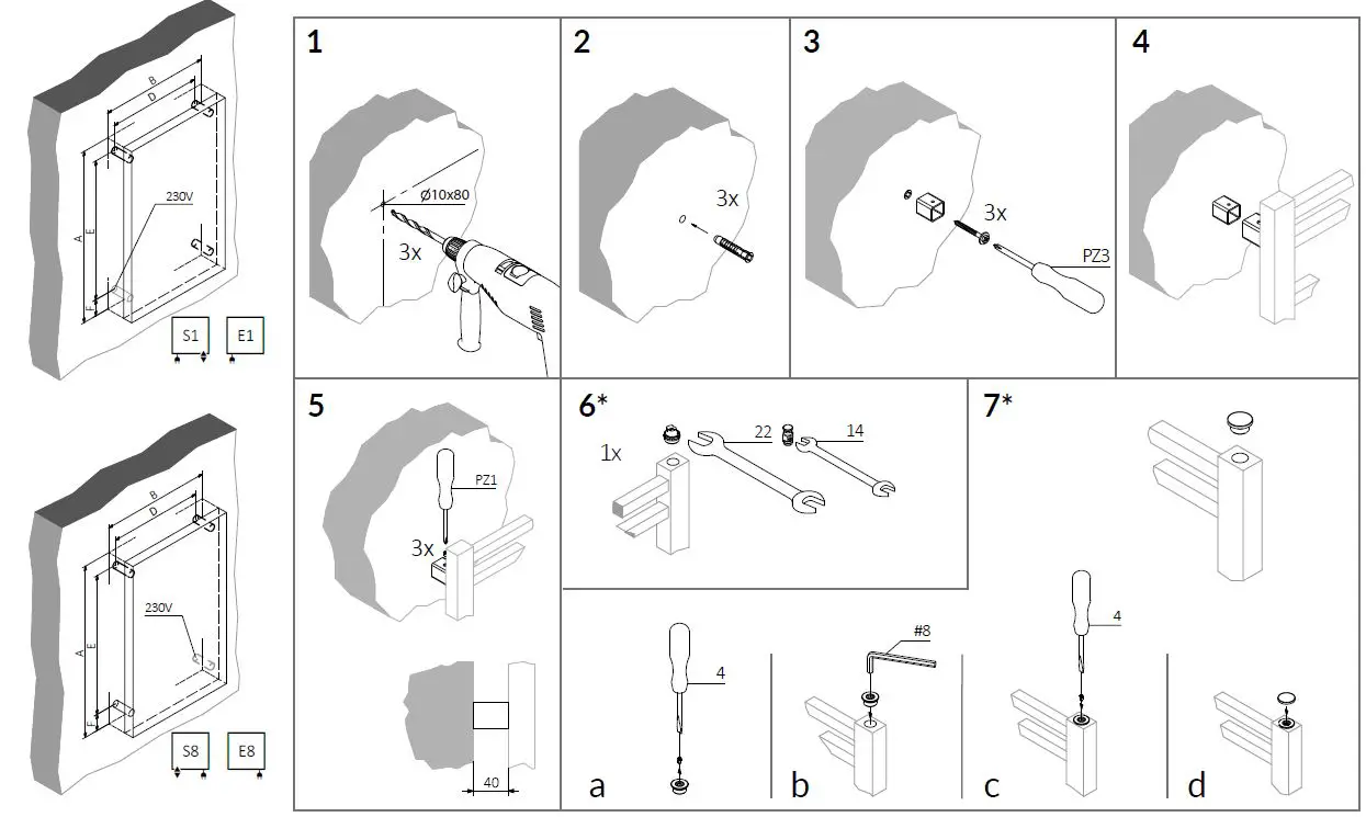 TERMA 2046BTU Alex One Electric Towel Rail-3