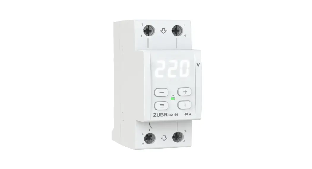 Zubr D2-40 Voltage Relay Instruction Manual