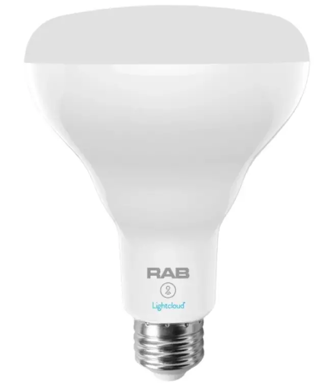 RAB Lighting LCBBR30 10 Watt LED BR30 Lamp Lightcloud Blue