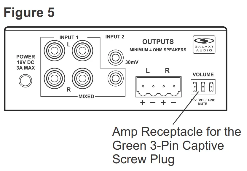 GALAXY AUDIO JIB-PA5 Compact Power Amplifier - fig 7