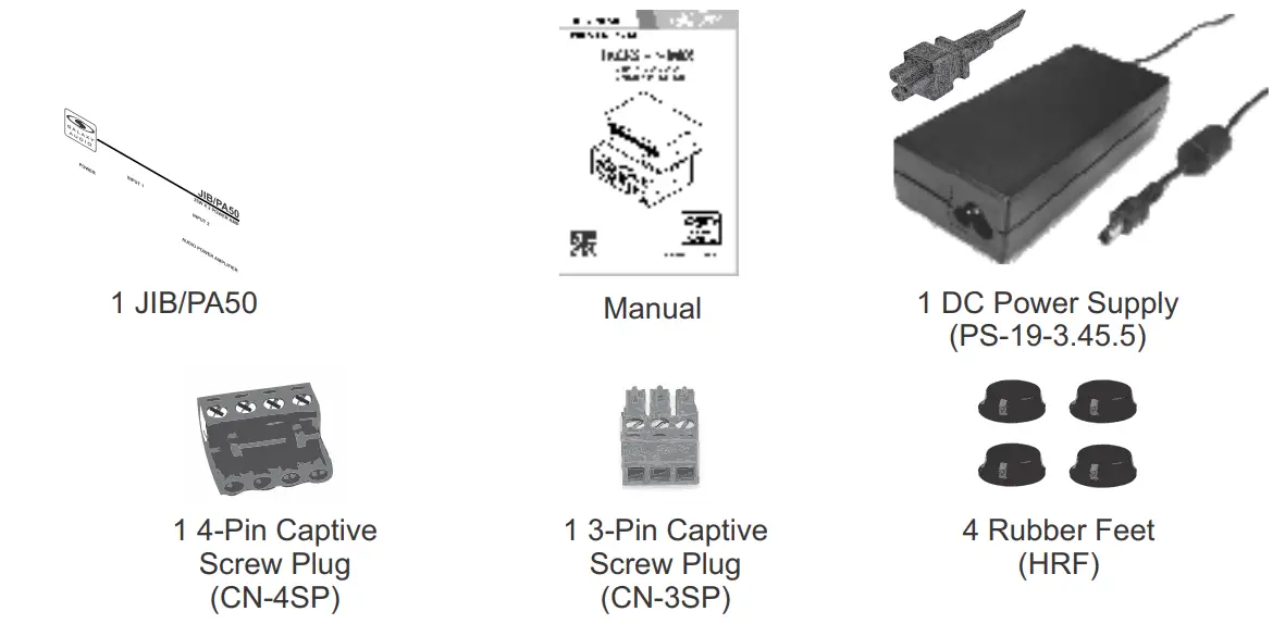 GALAXY AUDIO JIB-PA5 Compact Power Amplifier - fig