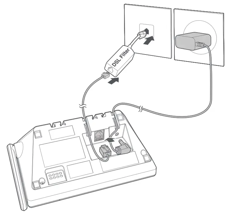 DECT 6.0 Cordless Telephone - Telephone base