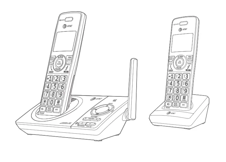 At&t Dect 6.0 Cordless Telephone/answering System With Caller Id/call Waiting User Manual[cl82219, Cl82229, Cl82319, Cl82419]