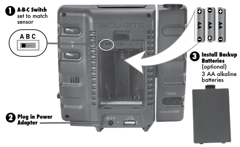 AcuRite 13020 Projection Alarm Clock - Alarm Clock Setup