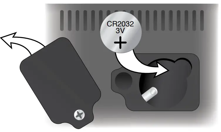AcuRite 13020 Projection Alarm Clock - Clock Battery