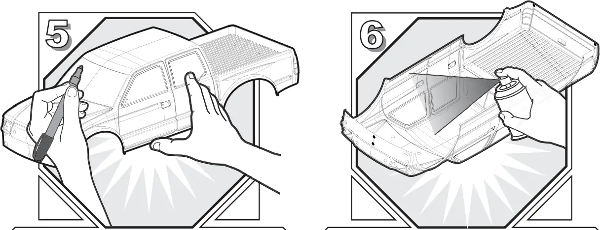 Painting the Lexan Body