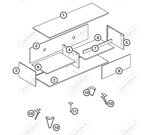 VonHaus-3000423-Jensen-Pale-Green-TV-Unit-1