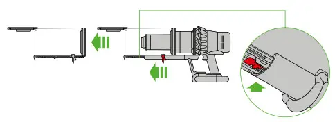 dyson Vacuum Cleaner - Cleaning your bin 1