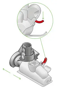 dyson Vacuum Cleaner - Clearing blockages from your Hair screw tool 1