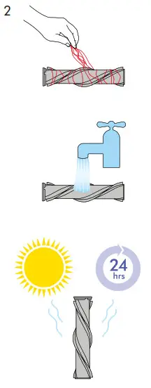 dyson Vacuum Cleaner - Washing your High Torque XL brush bar 2