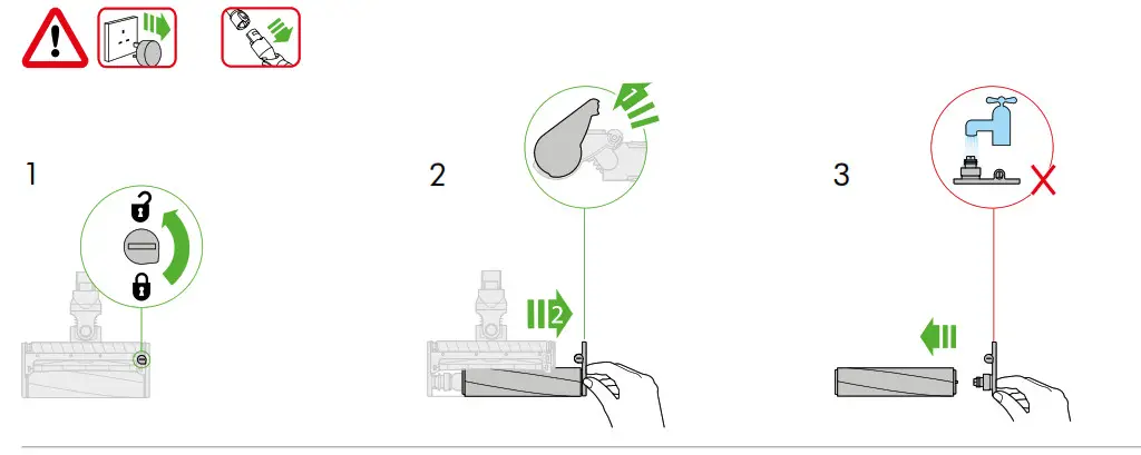 dyson Vacuum Cleaner - Washing your Soft roller brush bar 1