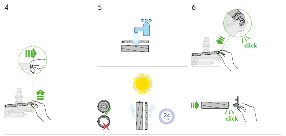 dyson Vacuum Cleaner - Washing your Soft roller brush bar 2