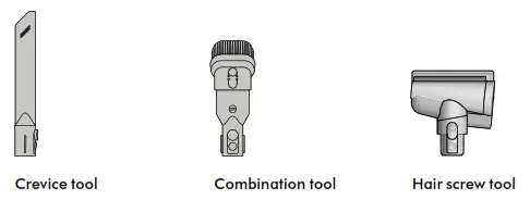 dyson Vacuum Cleaner - Washing your tools