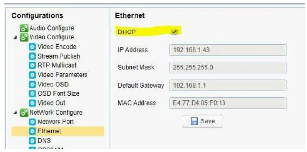 laia C12X PTZ Camera - Stream Publish 1