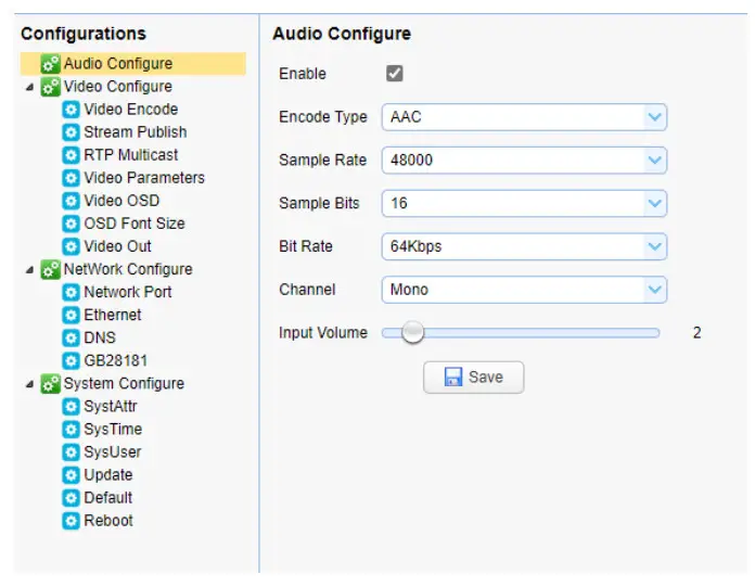 laia C12X PTZ Camera - according to the