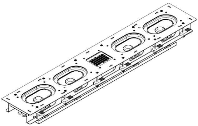 WISDOM INSIGHT Series P4i Planar Magnetic Hybrid Loudspeaker -P4i Dimensions