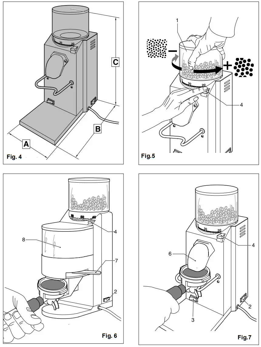 RANCILIO ROCKY SD Rocky SD Coffee Grinder - fig1