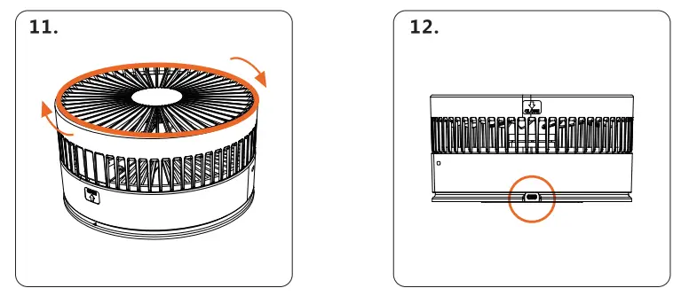 COMFIER-CO-P11W-Portable-Rechargeable-Fan-FIG-7