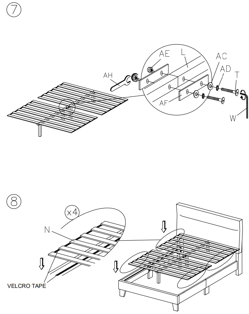 ASHLEY B080 381 Adelloni Queen Upholstered Bed-fig4
