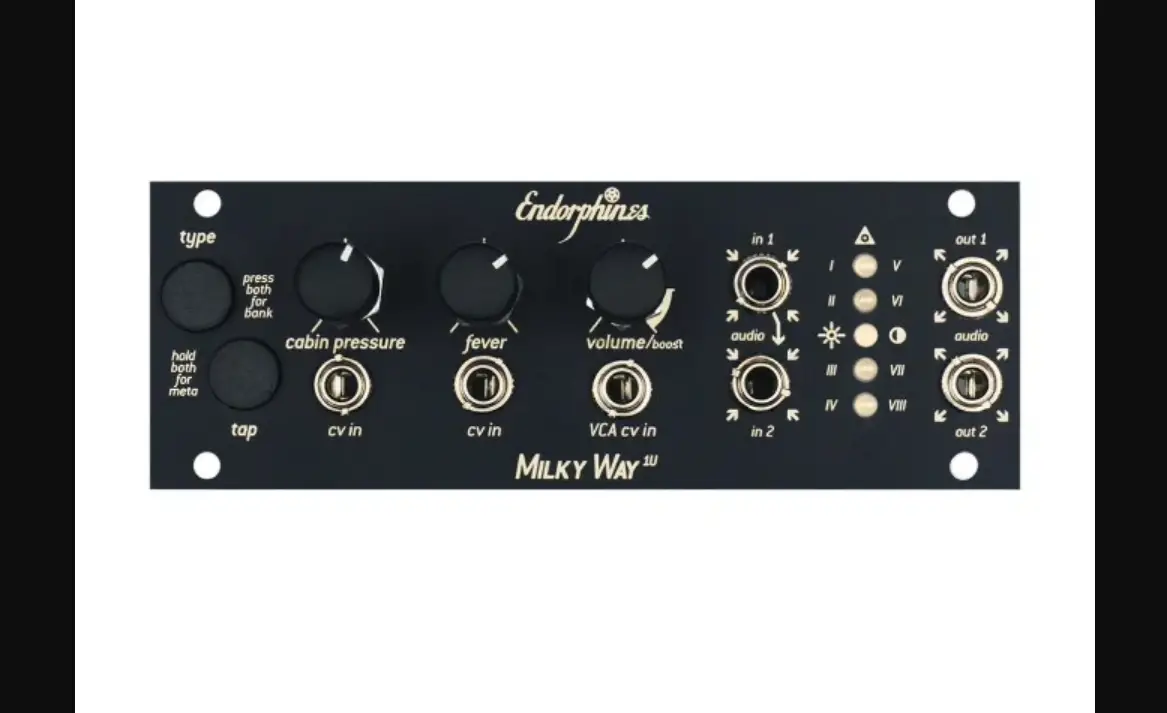 Endorphines Milky Way 16 Algorithm Stereo Effect Processor User Manual Endorphines Milky Way 16 Algorithm Stereo Effect Processor User Manual