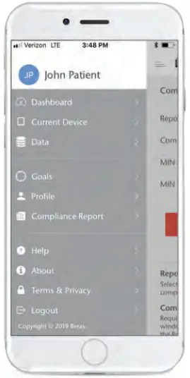 BREAS Nitelog App On iOS Mobile Devices - Figure 13