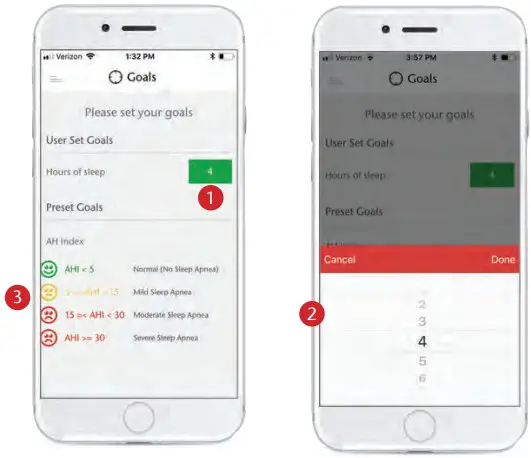 BREAS Nitelog App On iOS Mobile Devices - Figure 7