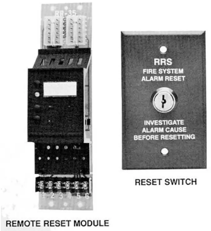 CERBERUS PYROTRONICS RR-35 Remote Reset Device