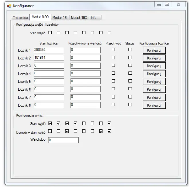 aspar Mini Modbus 4DI-M Expansion Module - Configurator
