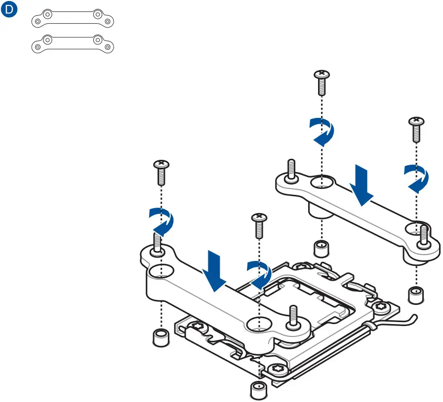ASUS ROG Ryuo III ARGB Series CPU Liquid Cooler - AMD mounting bracket