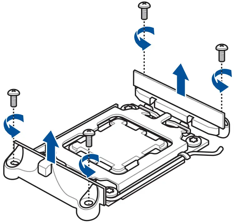 ASUS ROG Ryuo III ARGB Series CPU Liquid Cooler - heatsink mount