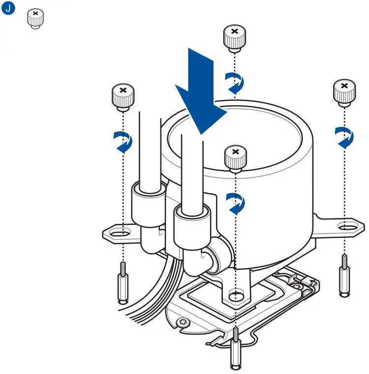 ASUS ROG Ryuo III ARGB Series CPU Liquid Cooler - pump