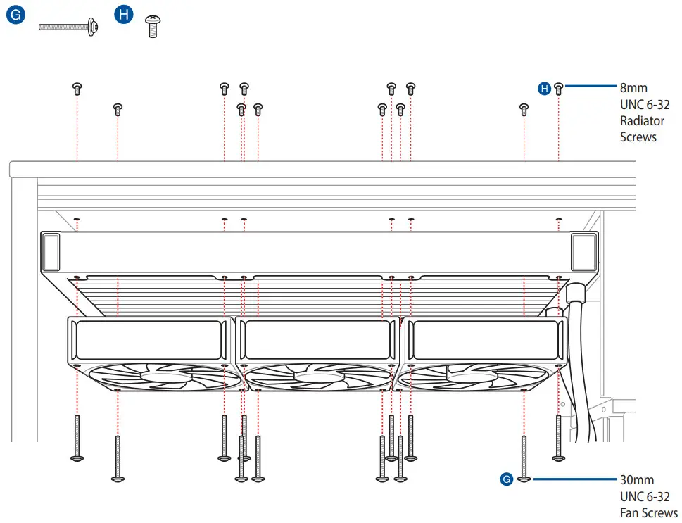 ASUS ROG Ryuo III ARGB Series CPU Liquid Cooler - radiator 2