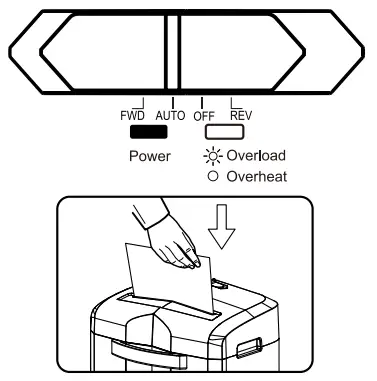 bonsaii C266-A 12 Sheet Cross Cut Paper Shredder - Plug