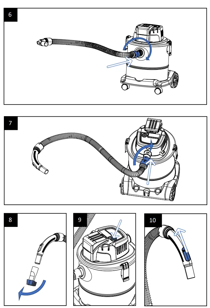 westfalia 18 V Li-Ion Wet-Dry Vacuum - Parts 3