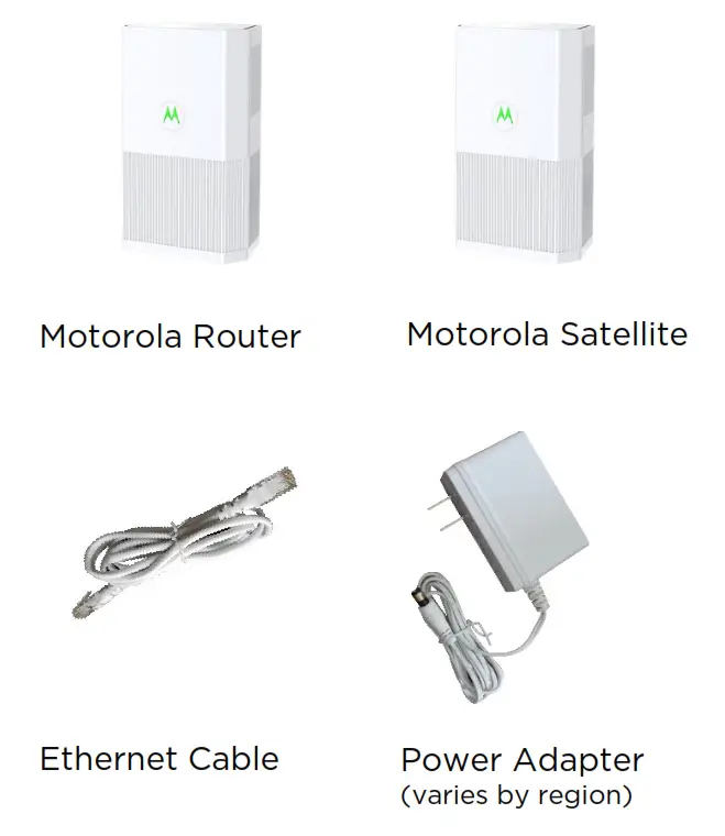 Packaged with the system