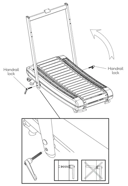 FORTIS Freerunner Curved Manual Treadmill FSMNTRDL40A - ASSEMBOLY