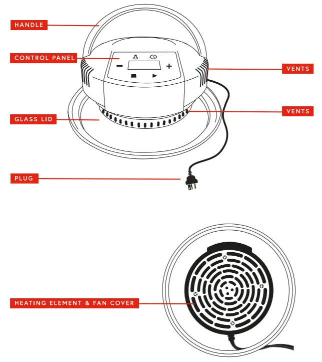 MICHELANGELO 25229959 Air Fryer Lid for Pressure Cooker 6 Quart and 8 Quart -figure 11