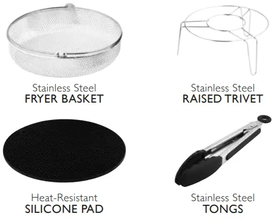 MICHELANGELO 25229959 Air Fryer Lid for Pressure Cooker 6 Quart and 8 Quart -figure 3